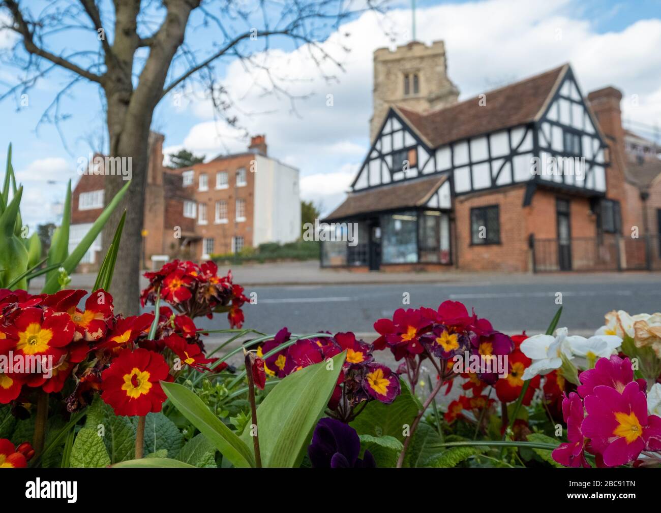 Pinner Parish Church in the High Street, Pinner, Middlesex UK, with