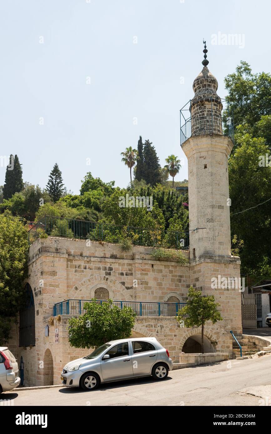 Visiting Ein Kerem in Jerusalem, Israel Stock Photo