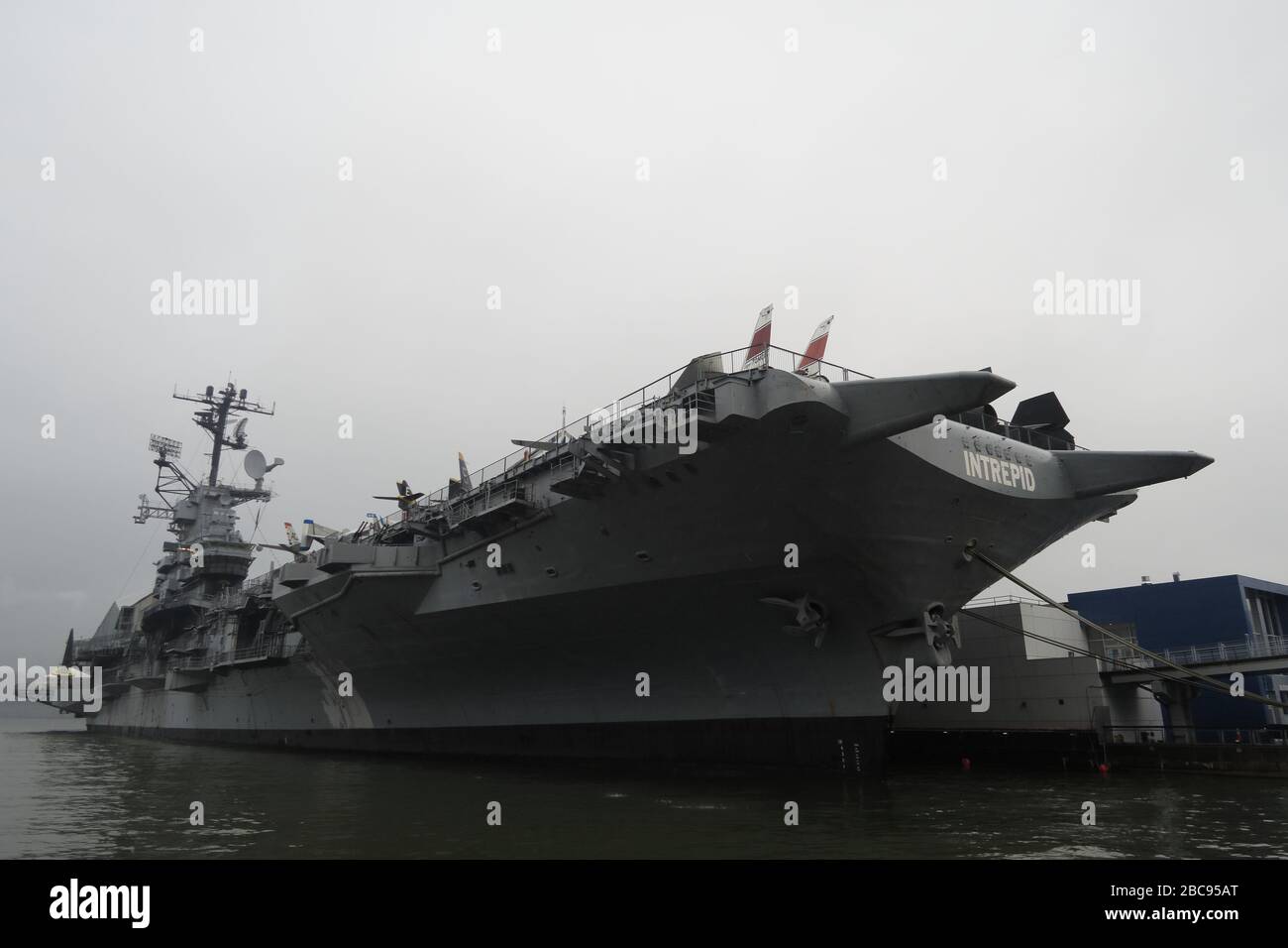 Intrepid Sea, Air and Space Museum, Manhattan Stock Photo