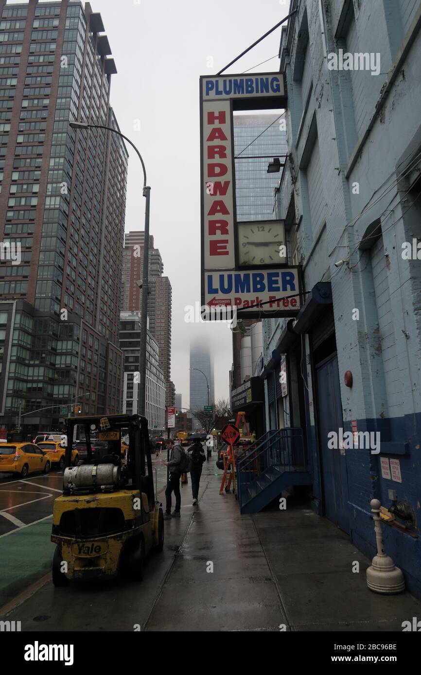 W 46th St, Manhattan, New York City Stock Photo - Alamy