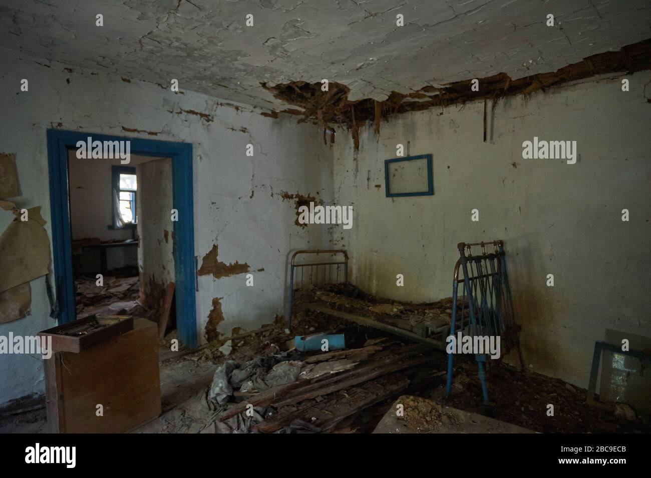 Pripyat Ukraine April 25 2019 Ruined Old Houses In Zalyssia Village Located In Chernobyl Exclusion Zone Popular Dark Tourism Location Ukraine E Stock Photo Alamy