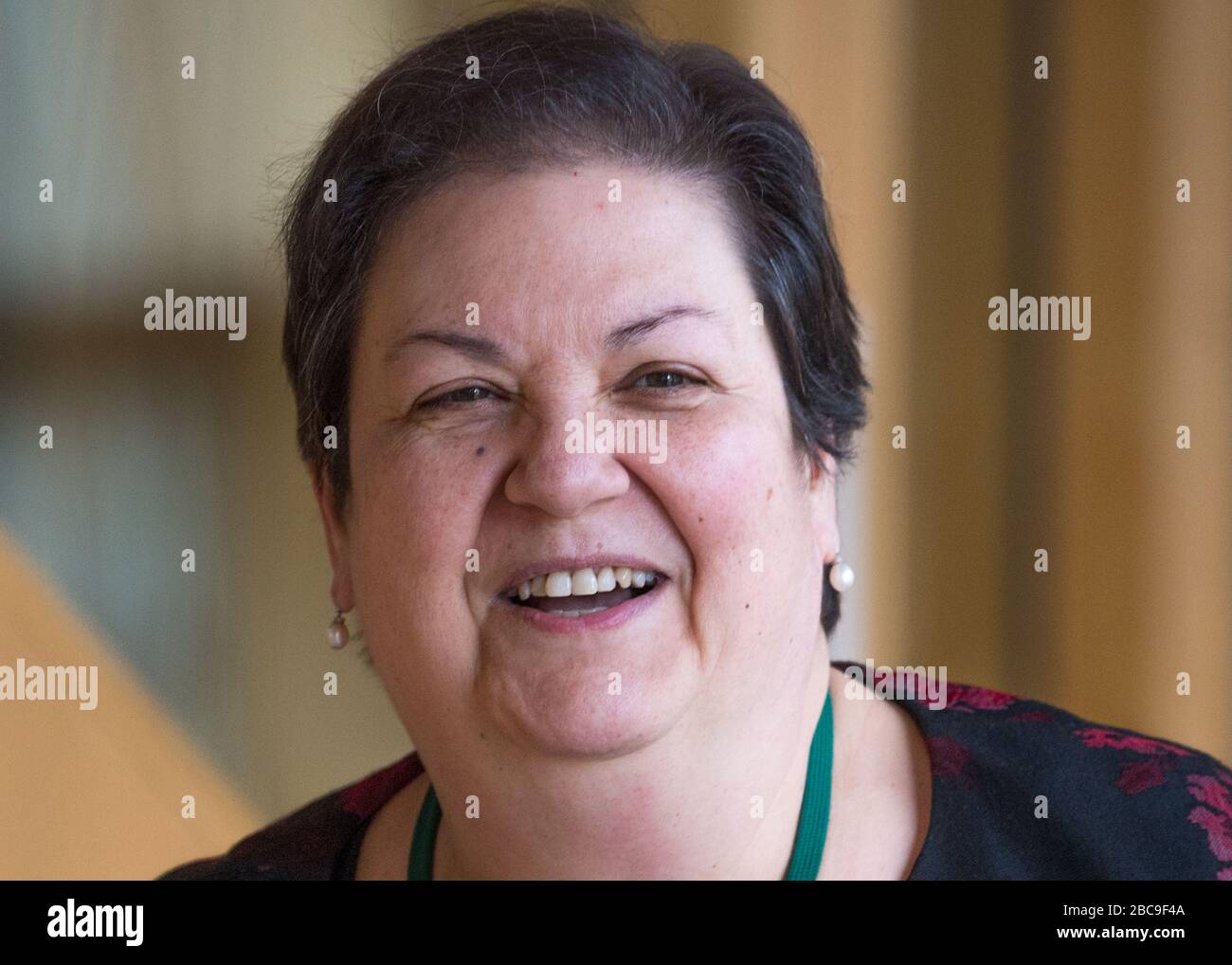 Edinburgh, UK. 5 March 2020. Pictured: Jackie Baillie MSP - Deputy Leader  of the Scottish Labour Party. Scenes from the Scottish Parliament in  Holyrood, Edinburgh Stock Photo - Alamy