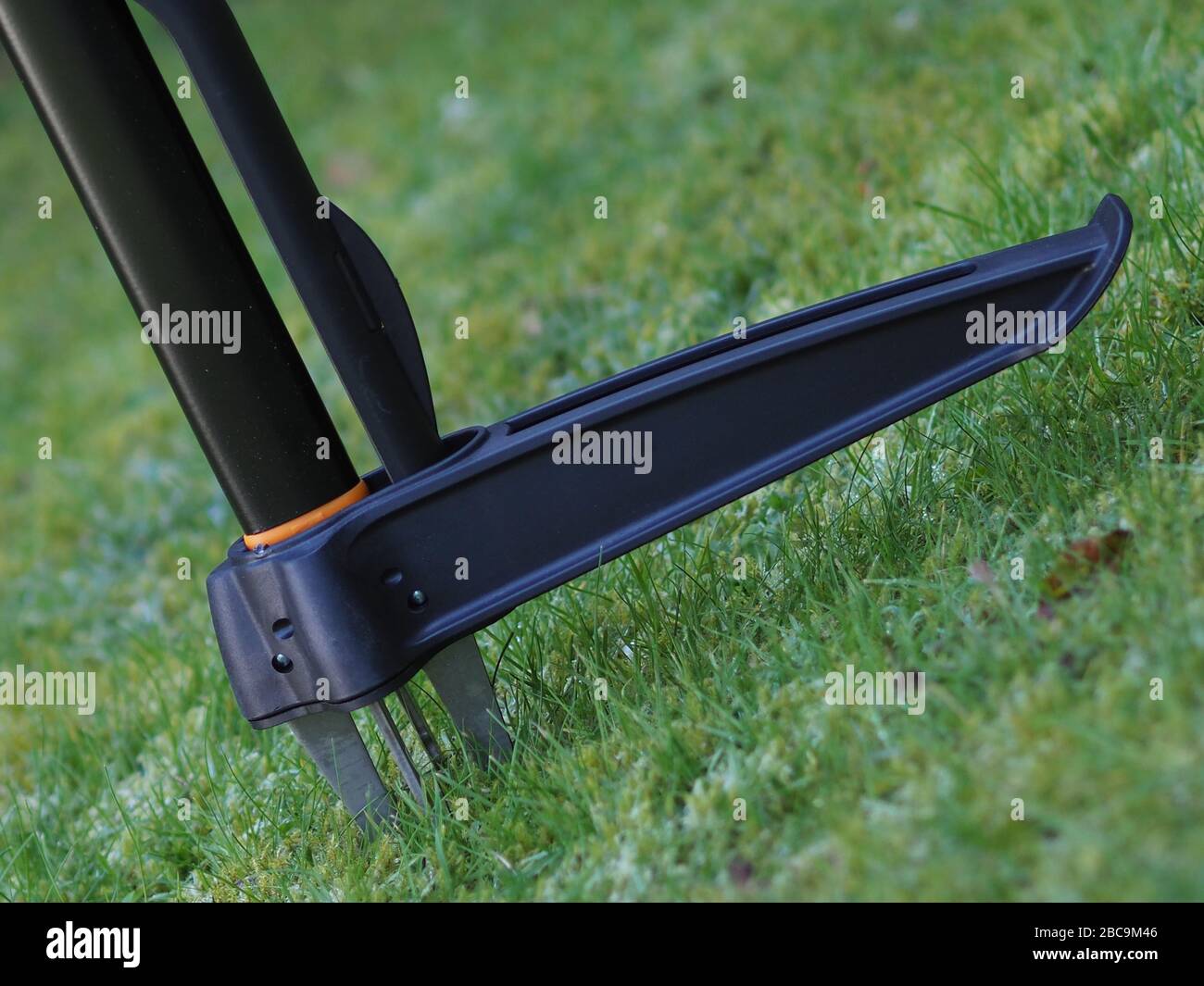 Close Up Of The Bottom Of A Garden Weed Puller, London, England Stock Photo