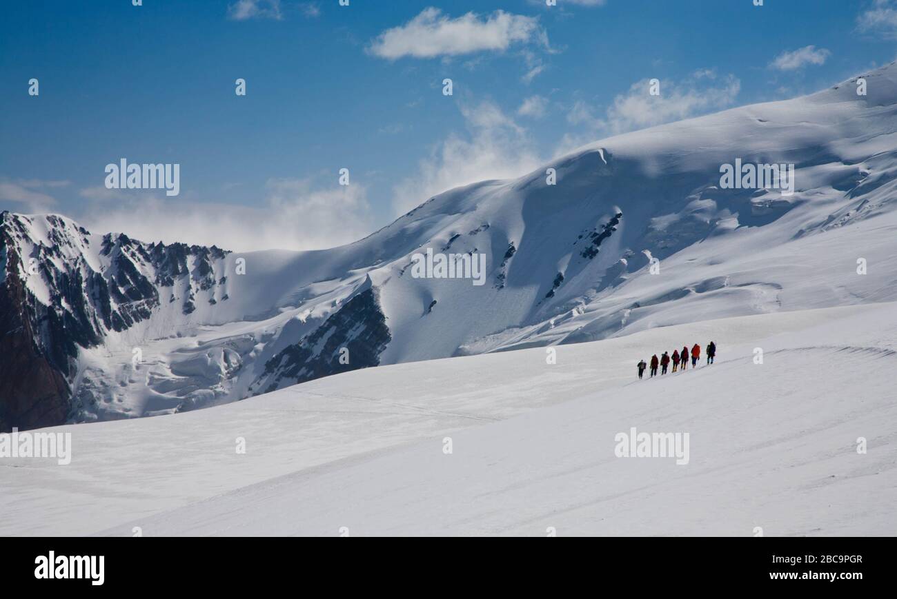 The Trans-Alay Range. Pamir Mountain System. Climbing expedition ...