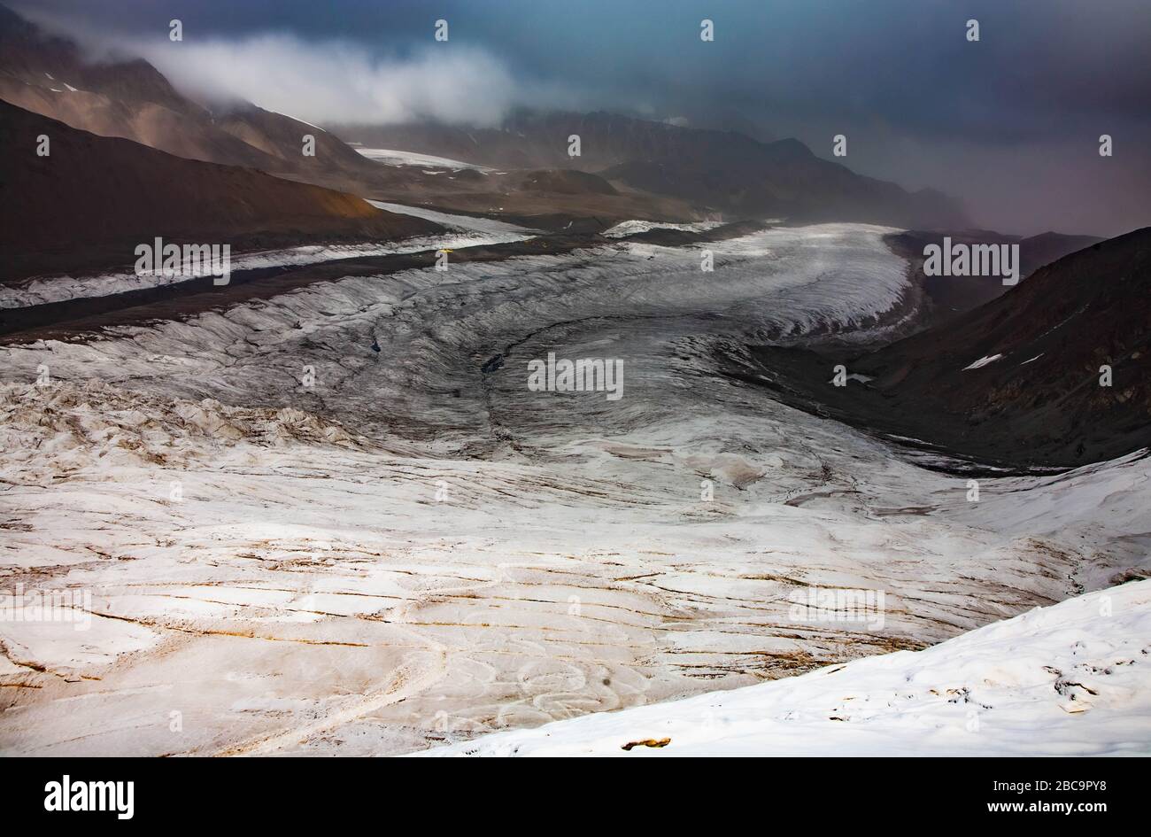 The Trans-Alay Range. Pamir Mountain System. Scenic landscape. Kyrgyz ...