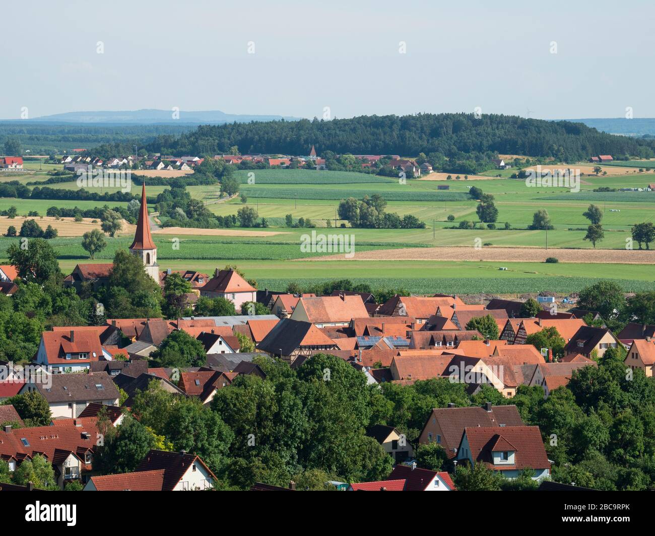 Colmberg, Middle Franconia, Franconia, Bavaria, Germany Stock Photo