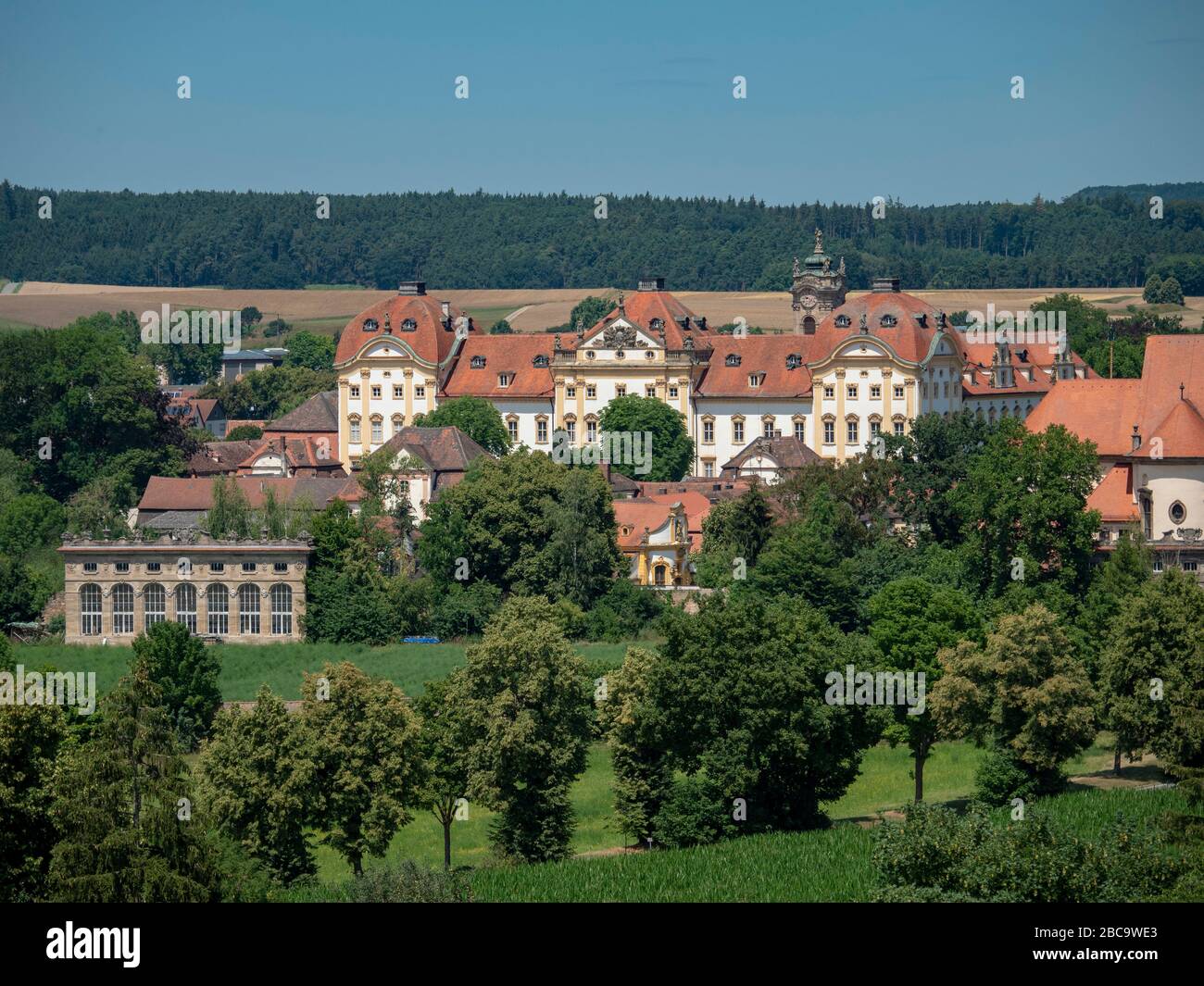 Ellingen Castle, Weissenburg, Franconia, Bavaria, Germany Stock Photo ...