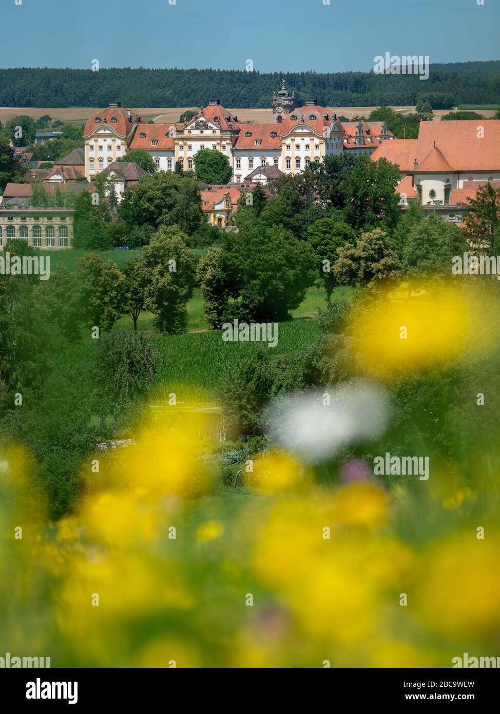 Ellingen Castle, Weissenburg, Franconia, Bavaria, Germany Stock Photo ...