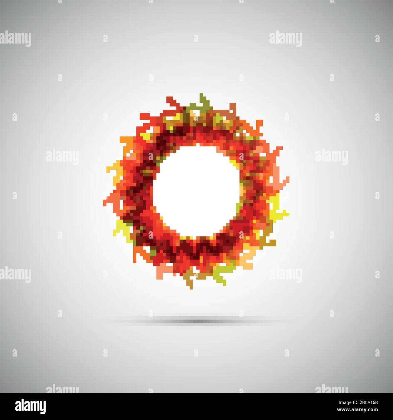 Abstract technology circles vector background Stock Vector Image & Art ...