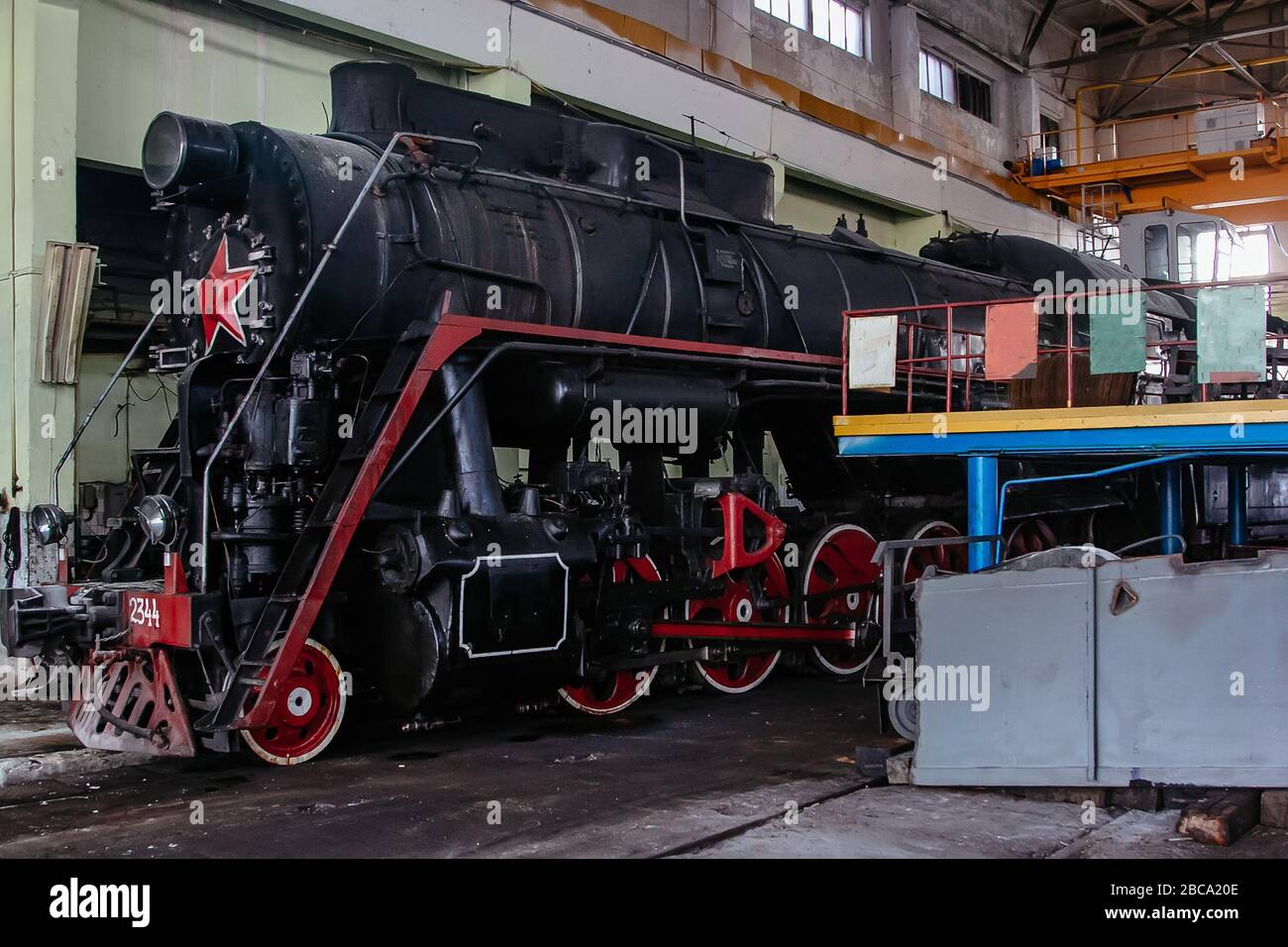 Leyiyi 9x6ft Czech Old Locomotive Backdrop Steam Punk Abandoned Train  Railway Station Ancient Warship Heavy Metal Wild Dessert Photo Background