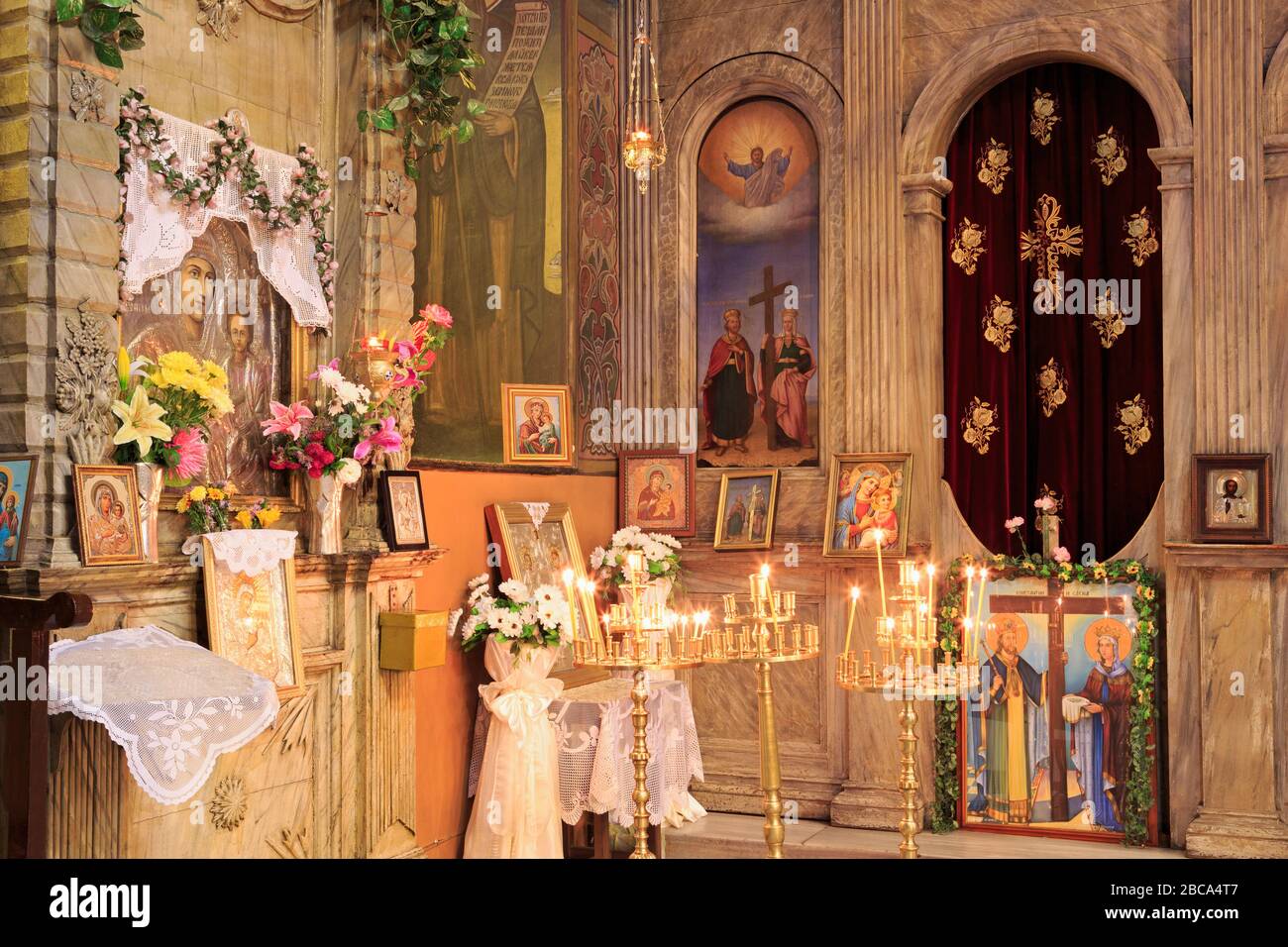 Virgin Mary Church,Burgas,Bulgaria,Eastern Europe Stock Photo