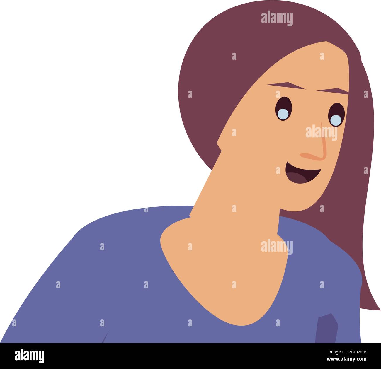 Glamorous portrait woman Stock Vector Images - Alamy