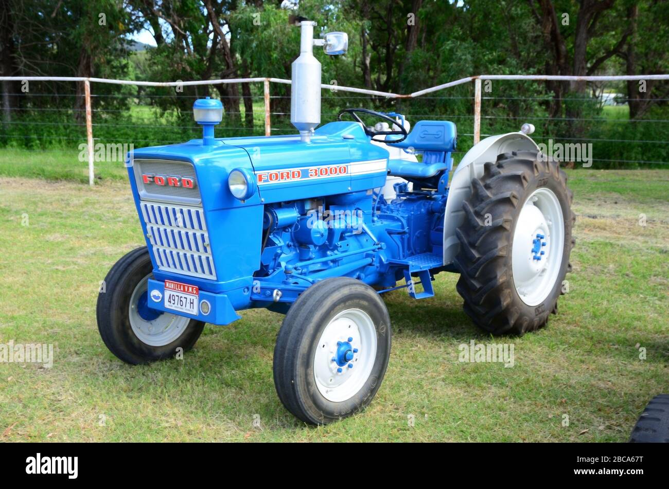 Vintage Ford 3000 Tractor. Stock Photo