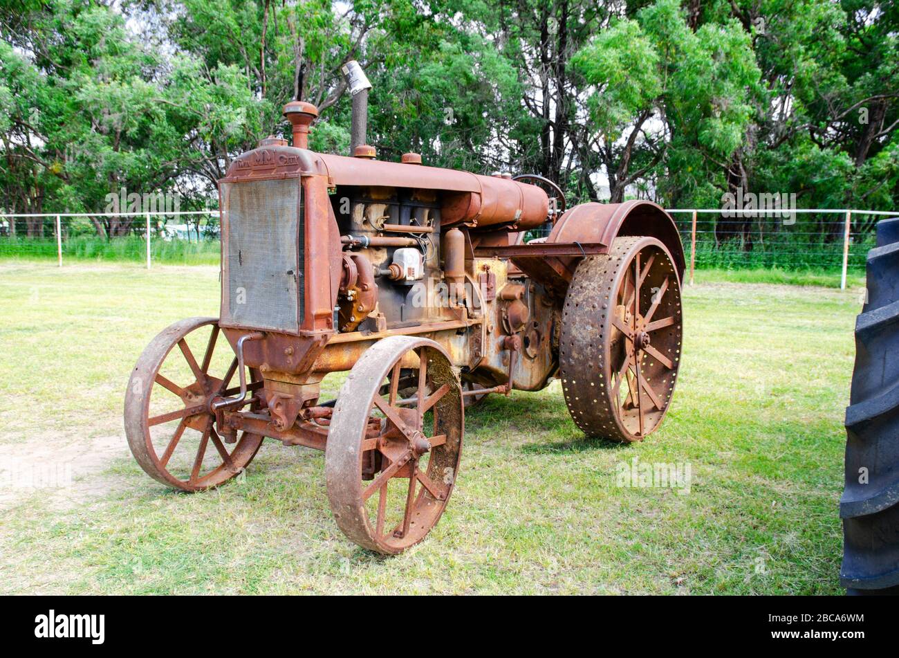 Historic MinneapolisMoline Twin City Tractor Stock Photo Alamy
