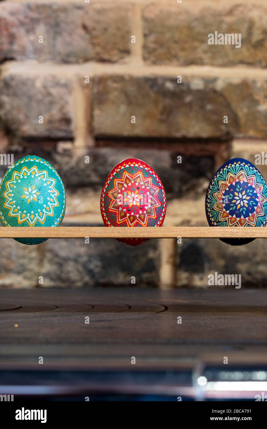 Sorbian Easter eggs Stock Photo