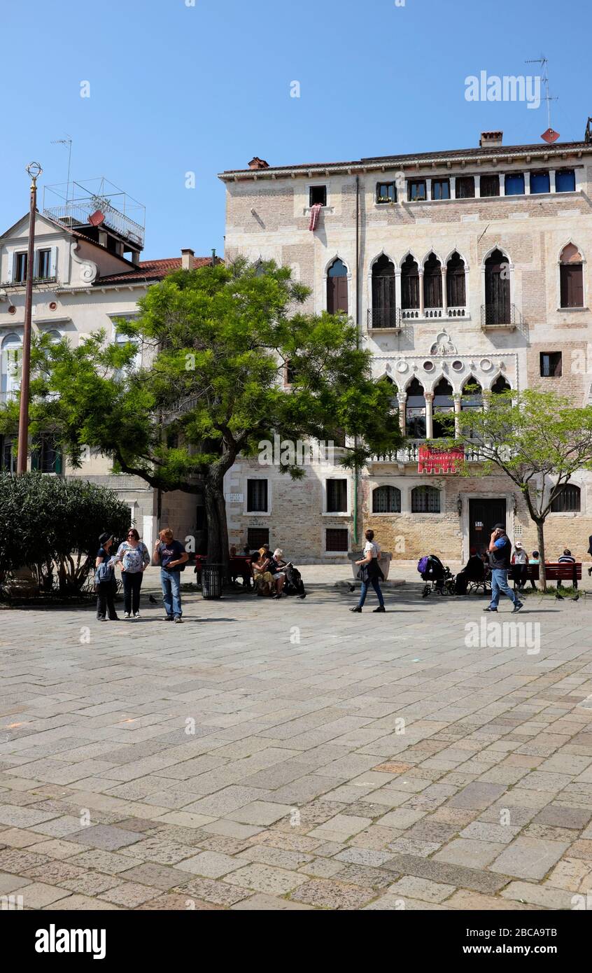 Campo Bandiera e Moro Stock Photo