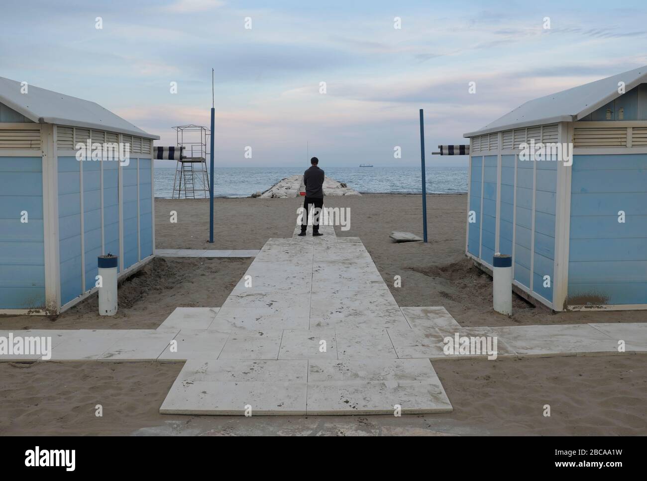 Lido in Venice Stock Photo Alamy