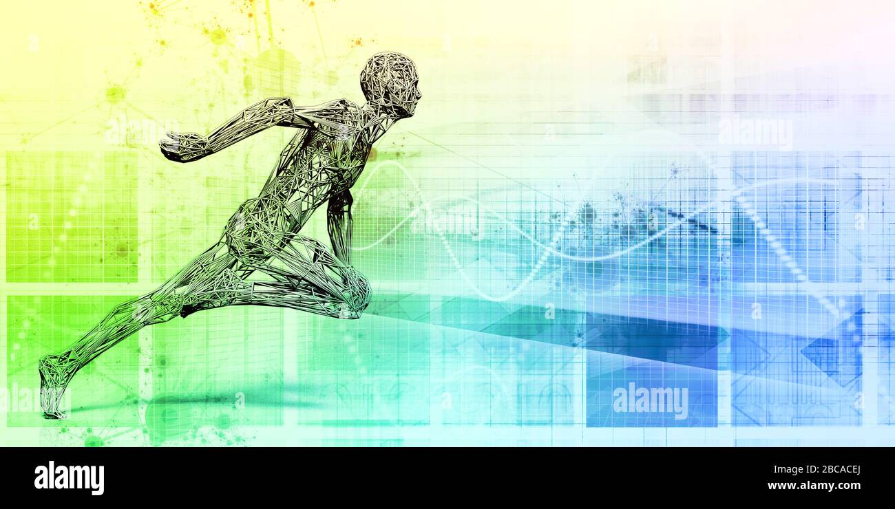 Sports Research and Development Technology Abstract Background Stock