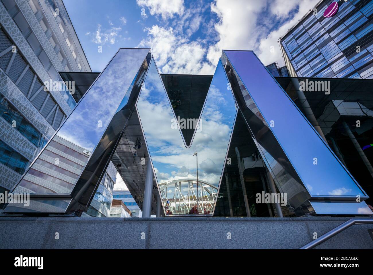 Sweden, Stockholm, Mall of Scandinavia, exterior Stock Photo Alamy