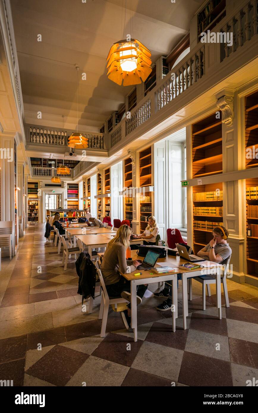 Sweden, Central Sweden, Uppsala, Carolina Rediviva Library, interior, Stock Photo