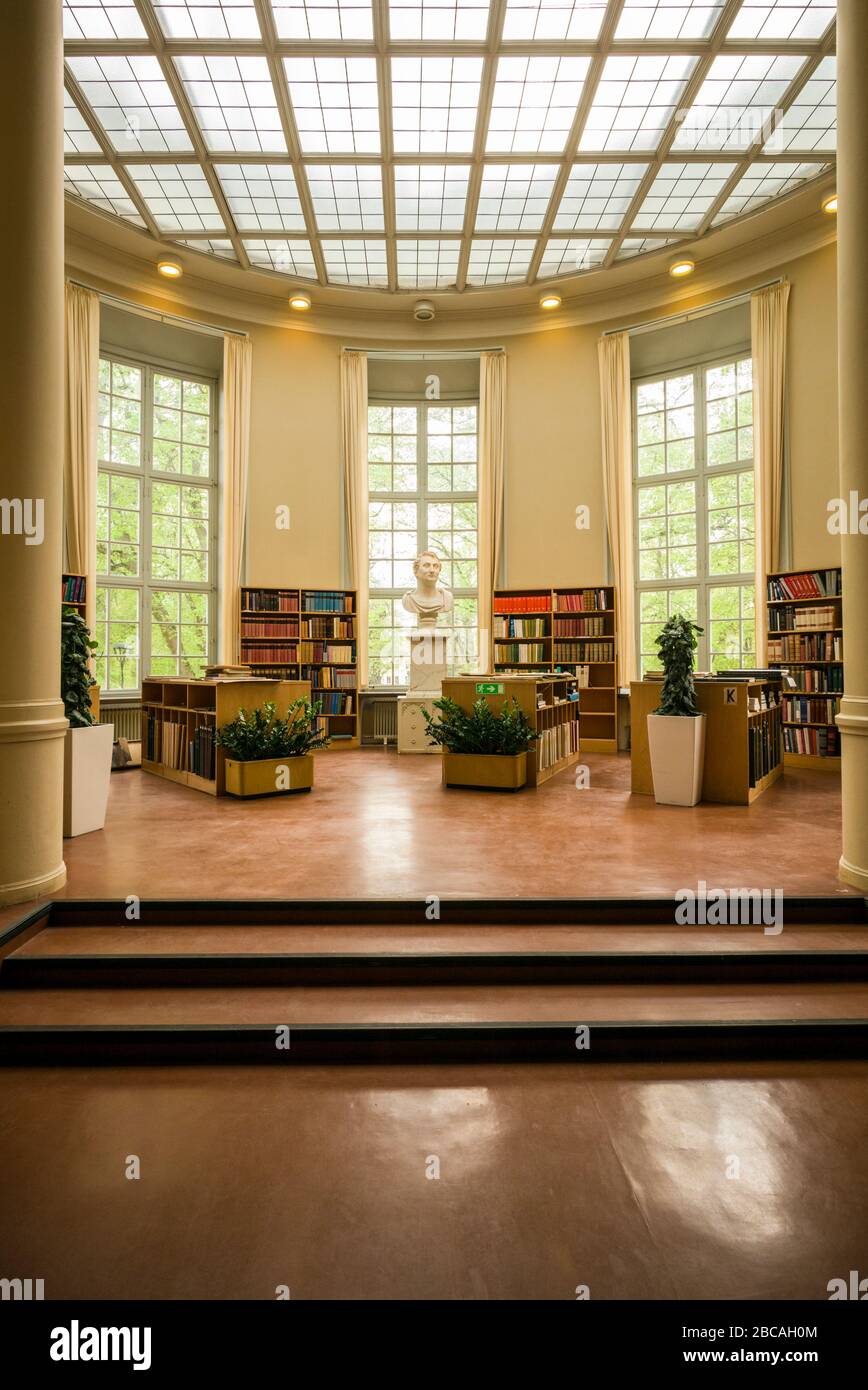 Sweden, Central Sweden, Uppsala, Carolina Rediviva Library, interior, Stock Photo
