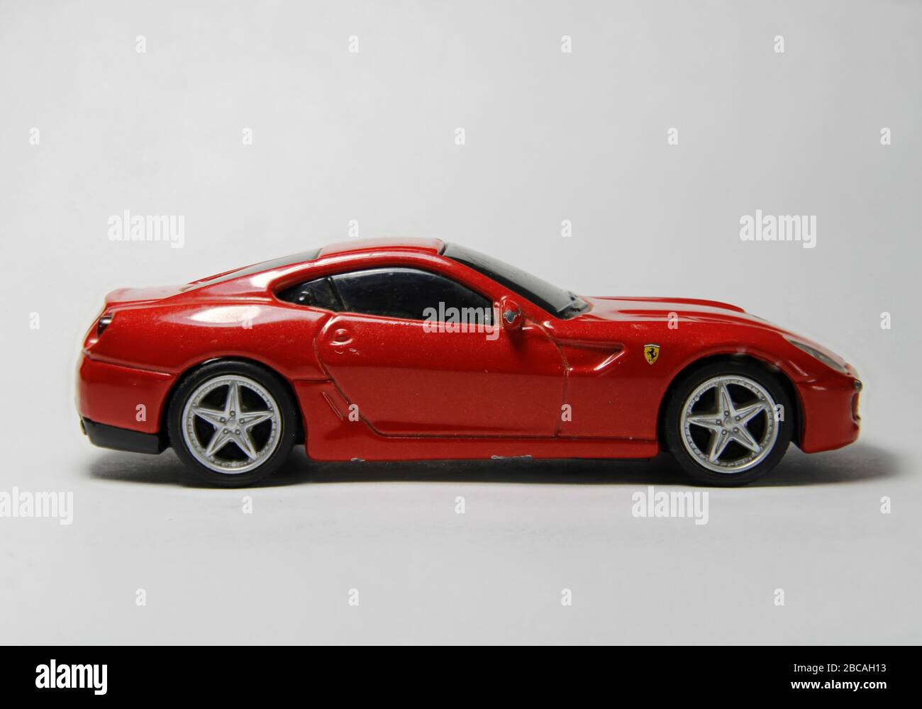 Ferrari 599 GTB Fiorano 1:43 scale die-cast car. Stock Photo