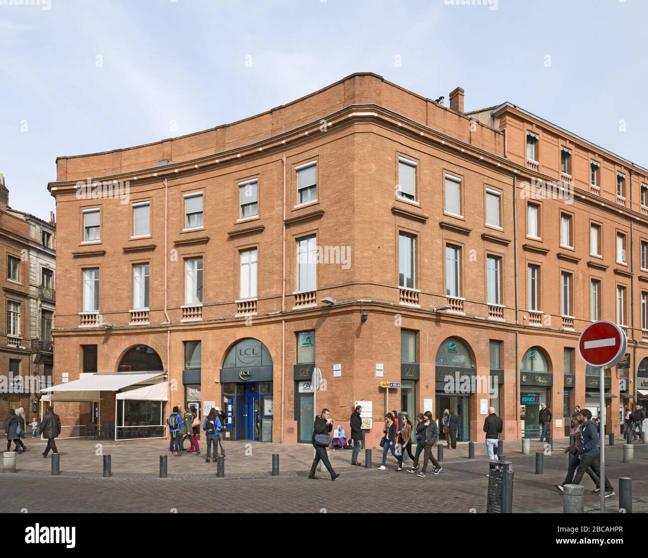 Building 18 place of President Thomas Wilson, Toulouse Stock Photo