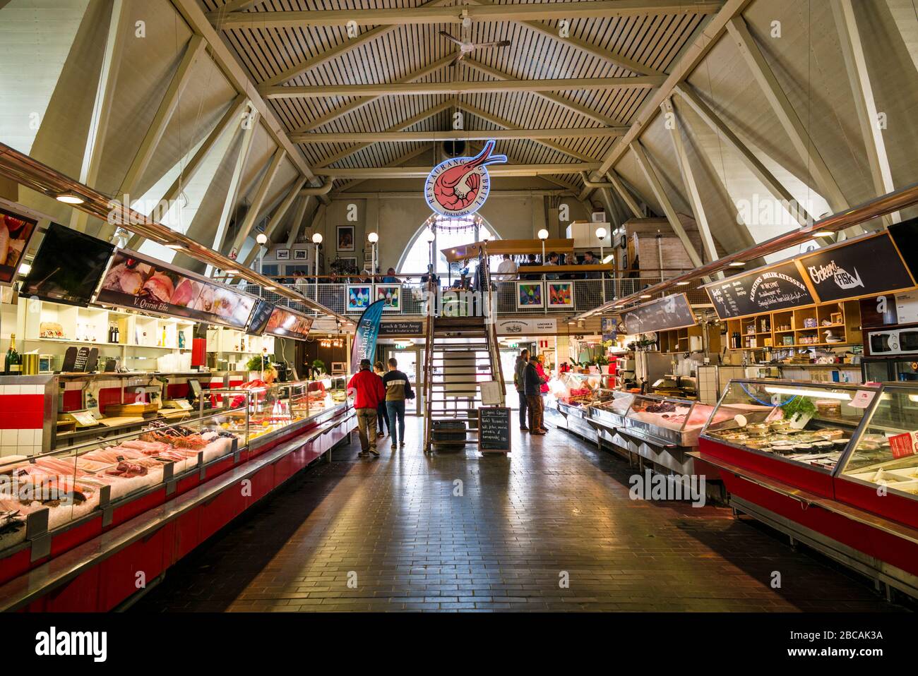 Sweden, Vastragotland and Bohuslan, Gothenburg, Feskekorka, seafood