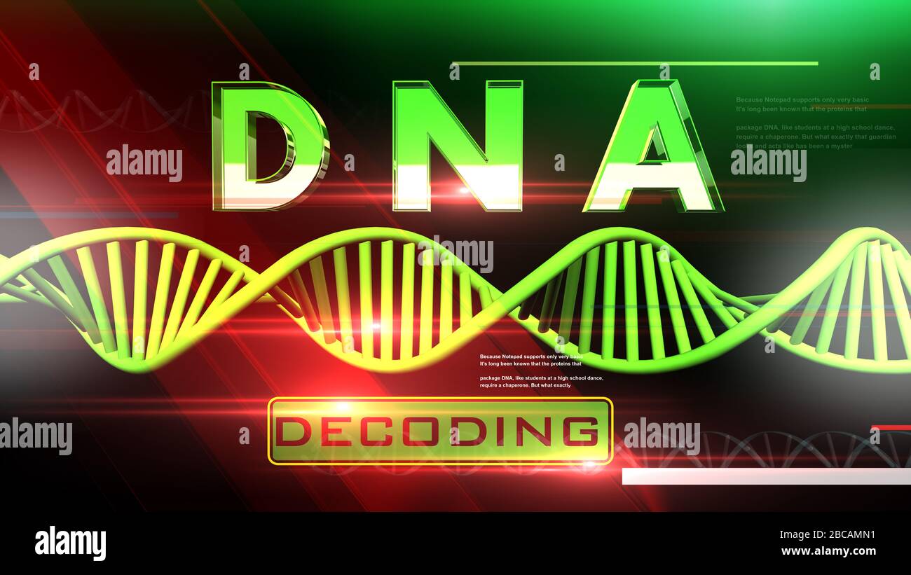 Dna medical background Stock Photo