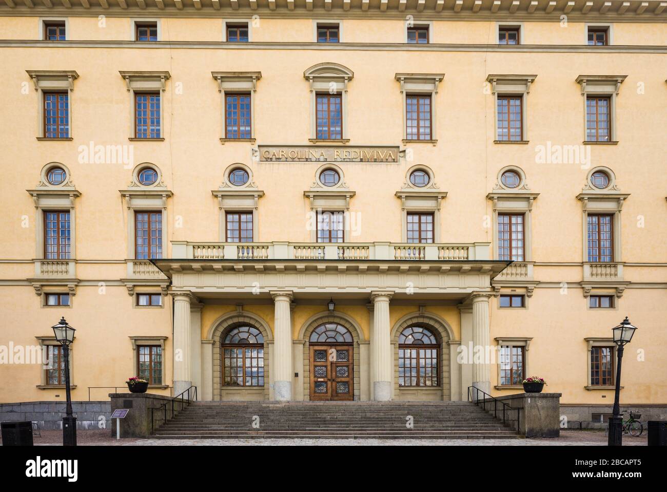 Sweden, Central Sweden, Uppsala, Carolina Rediviva Library, exterior Stock Photo