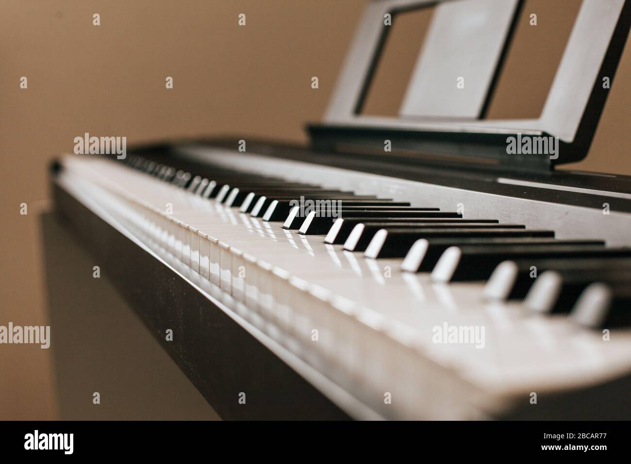 Piano keyboard musical ins.Piano keyboard Stock Photo