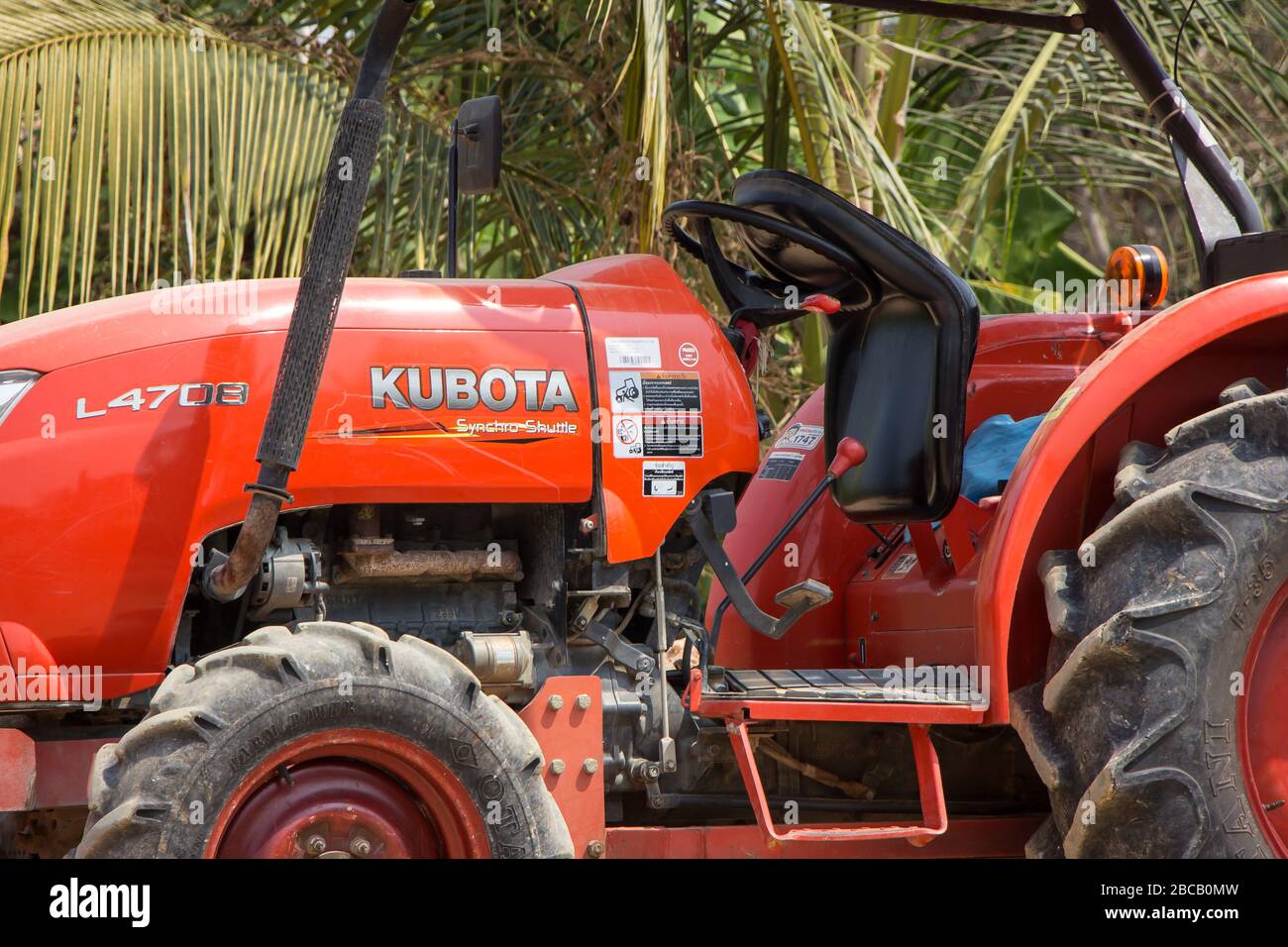 Chiangmai Thailand March 4 2020 Close Up Of Small Kubota Tractor Kubota Product Made In Thailand Stock Photo Alamy