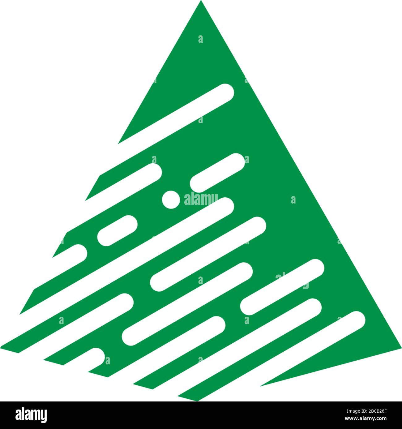 Pyramid Logo Template vector ilustration Stock Vector