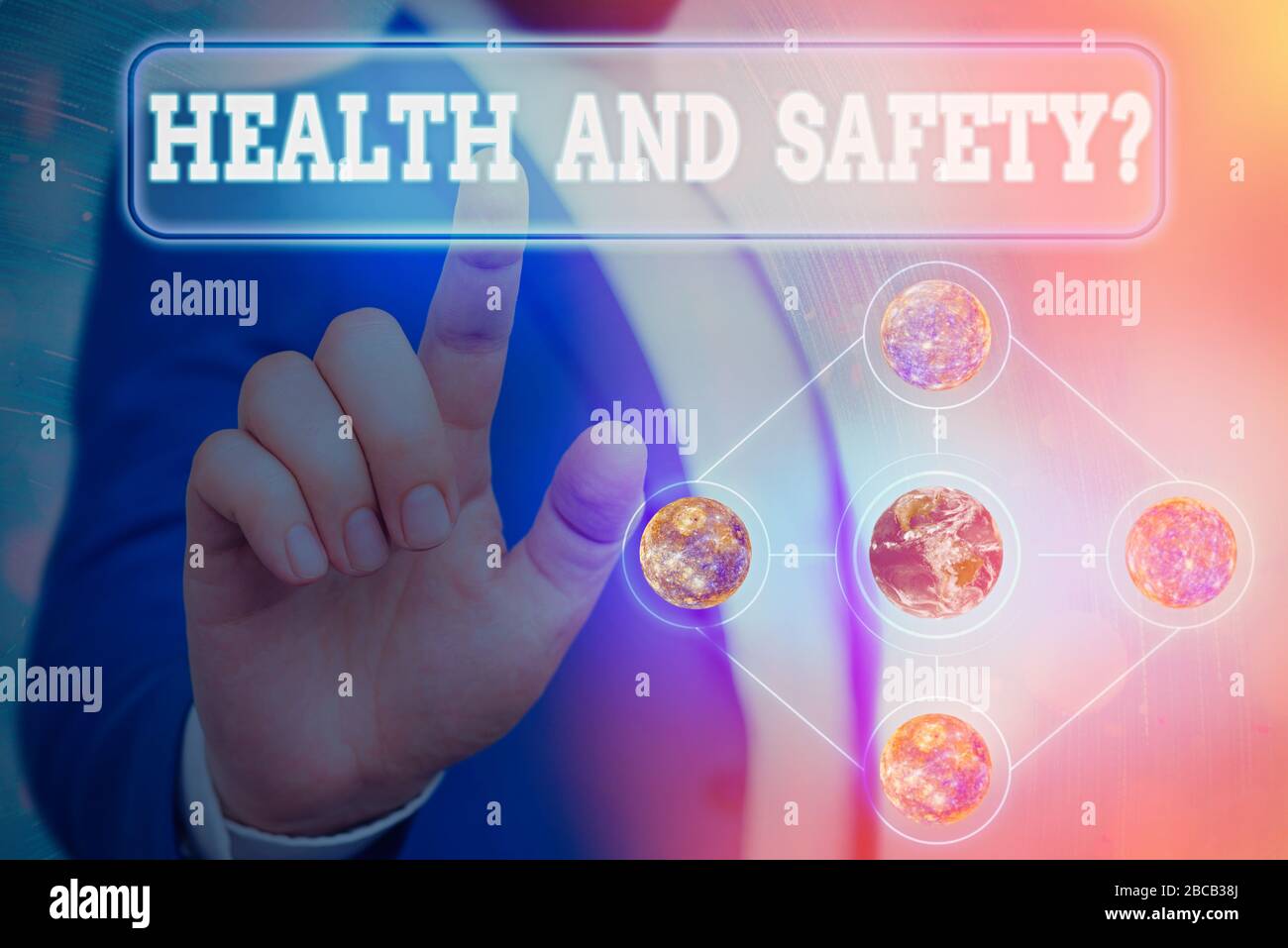 Text sign showing Health And Safety. Business photo showcasing