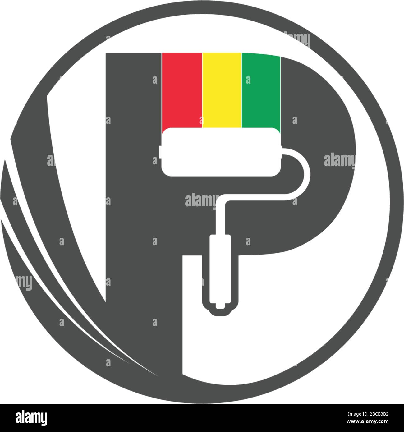 Paint logo business vector icon template Stock Vector Image & Art - Alamy