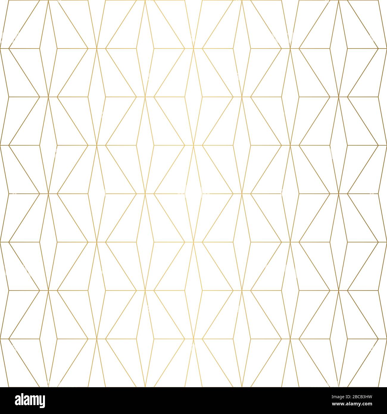 Art Deco pattern. Seamless white and gold background. Wedding decoration Stock Vector