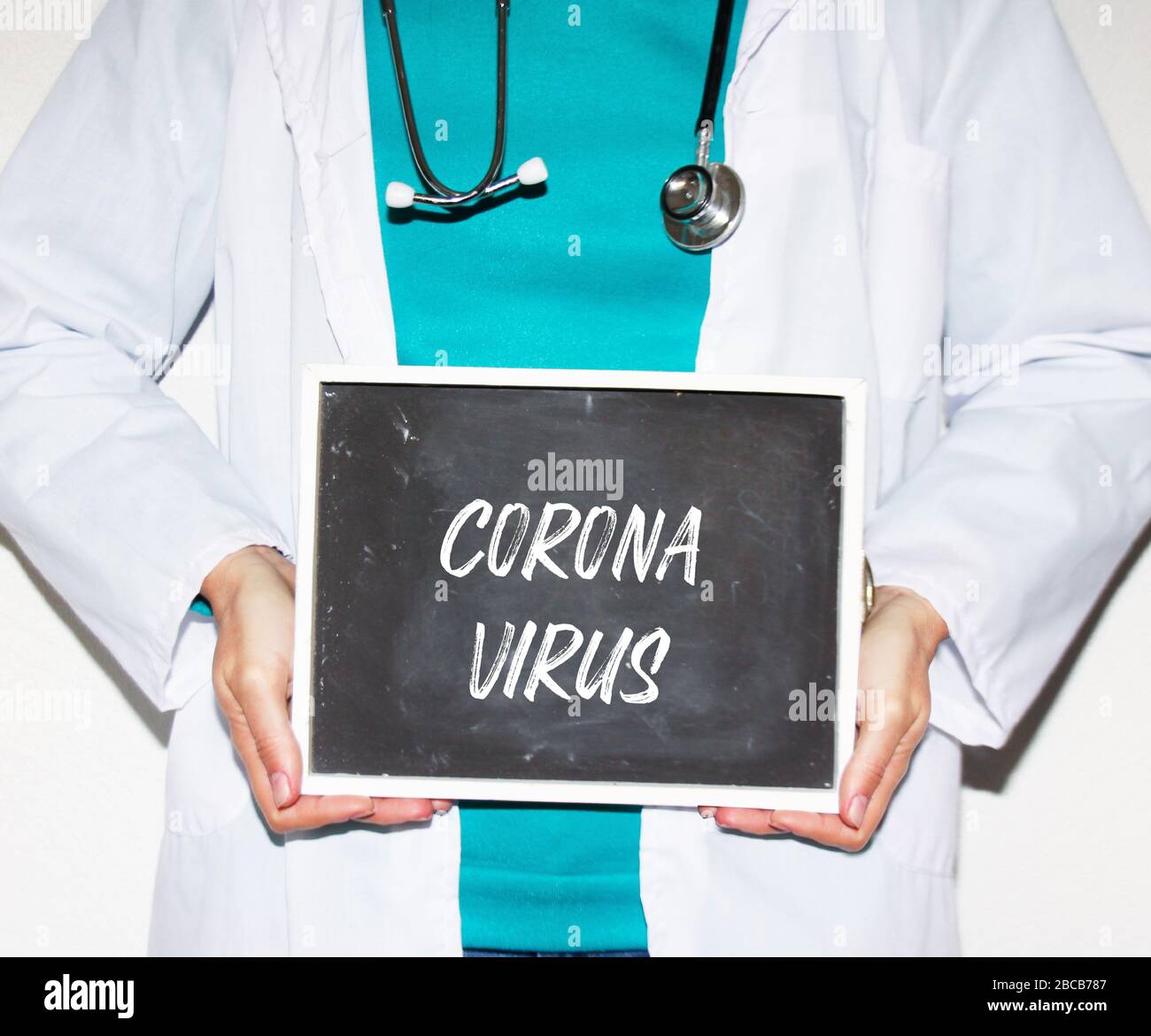 Coronavirus, Outbreak of the Dangerous Corona virus Disease Stock Photo