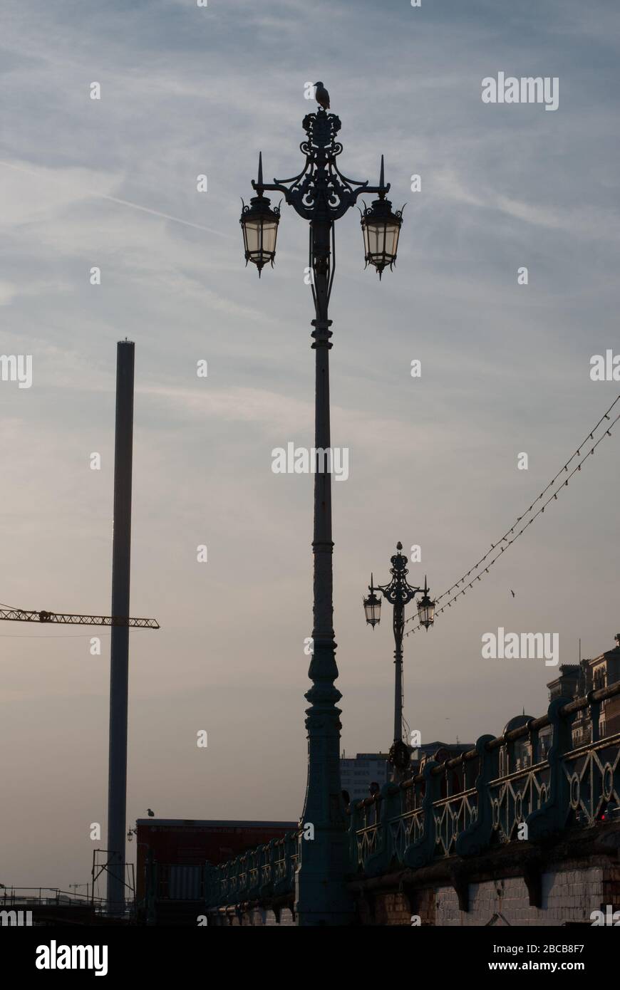 Seafront Street Lights in Brighton, East Sussex BN1 Stock Photo Alamy