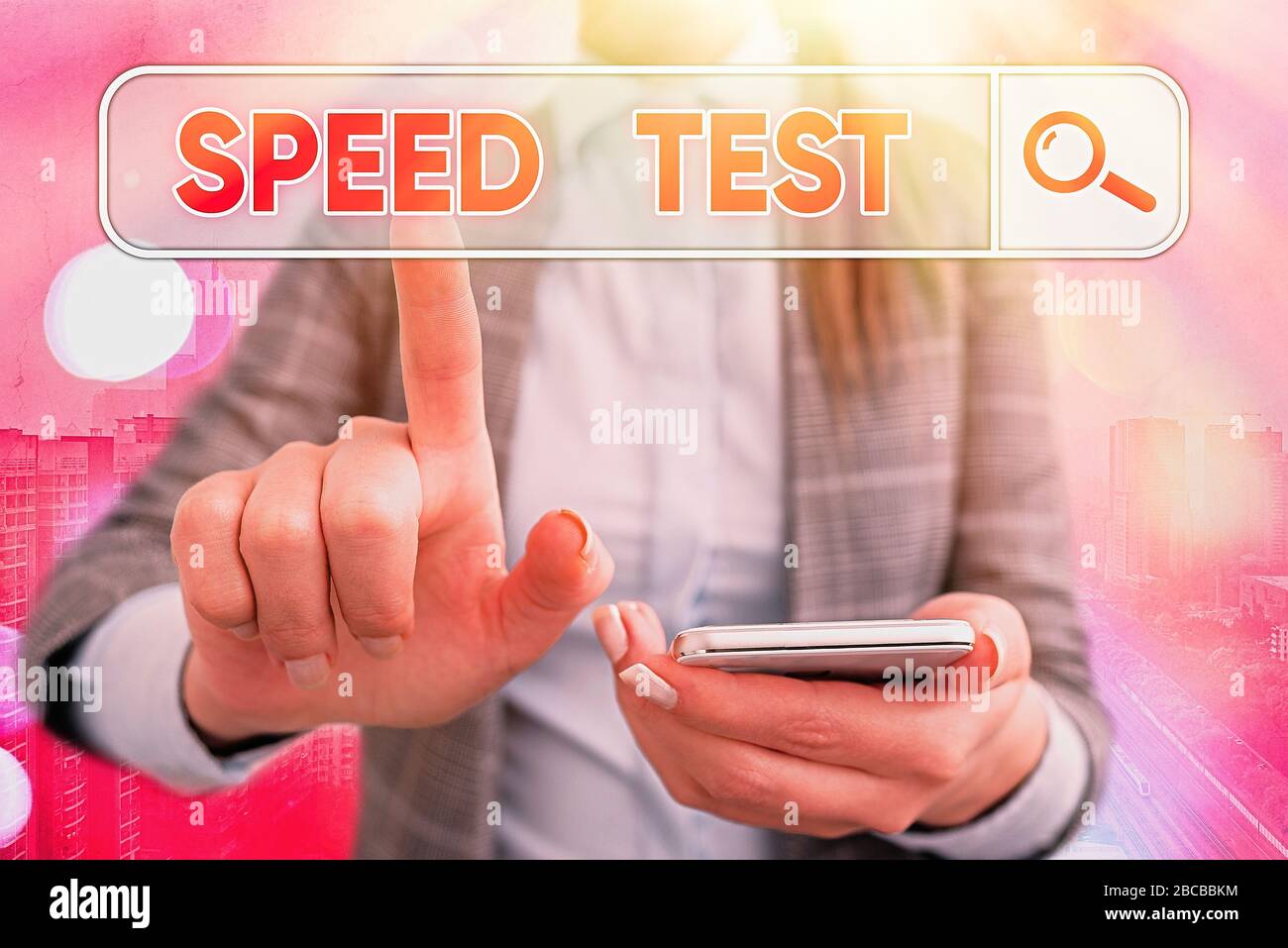 Handwriting text writing Speed Test. Conceptual photo psychological