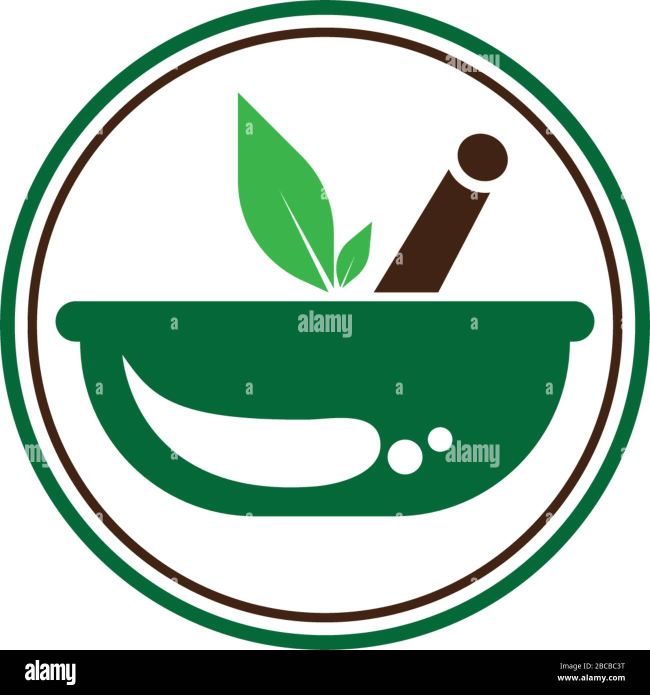 Medical Herbal Logo Vector illustration Stock Vector Image & Art - Alamy