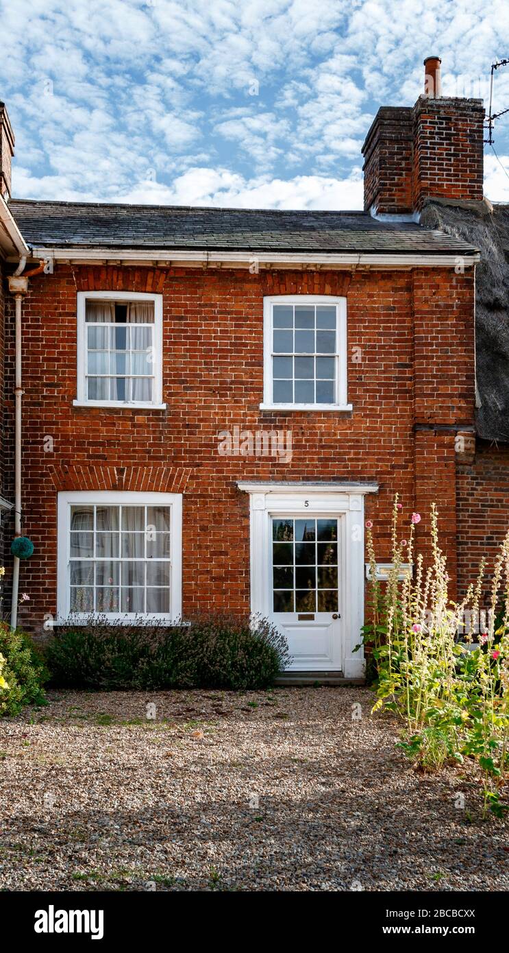 House in Reepham old market town in Norfolk Stock Photo Alamy