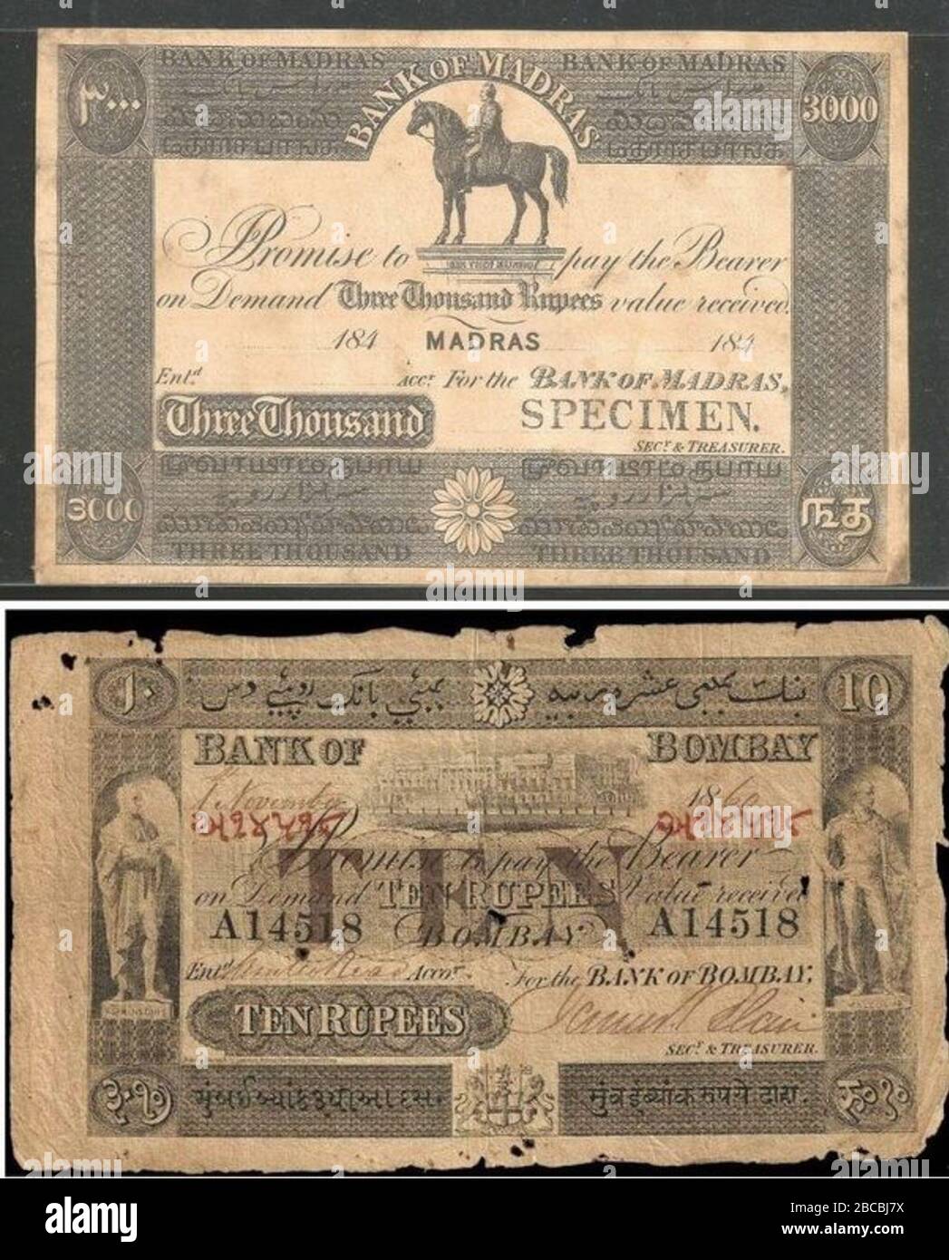 English A Banknote Issued By The Bank Of Madras In Bombay In The 1840 S 1840s Date Qs P 1840 00 00t00 00 00z 8 Which Was The First Bank Of India Quora Com Source Image The Bank Of Madras