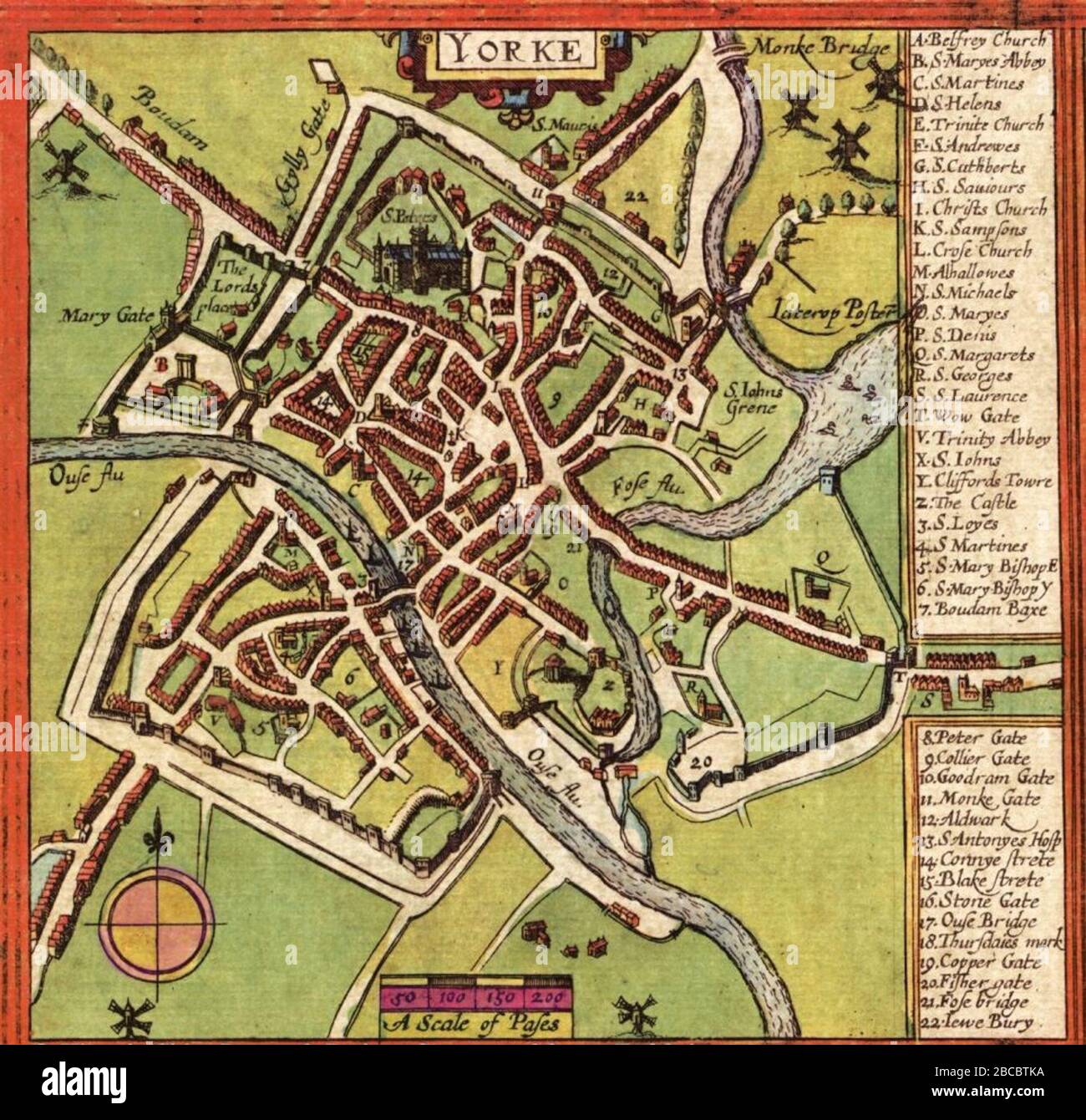 Map Of England Showing York York Uk Map High Resolution Stock Photography And Images - Alamy