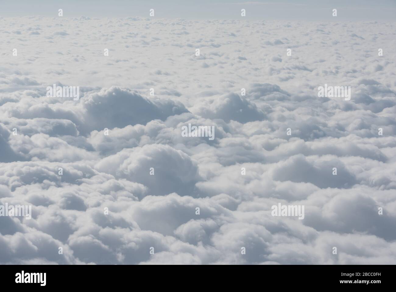 cloud and sky view from window of airplane Stock Photo - Alamy