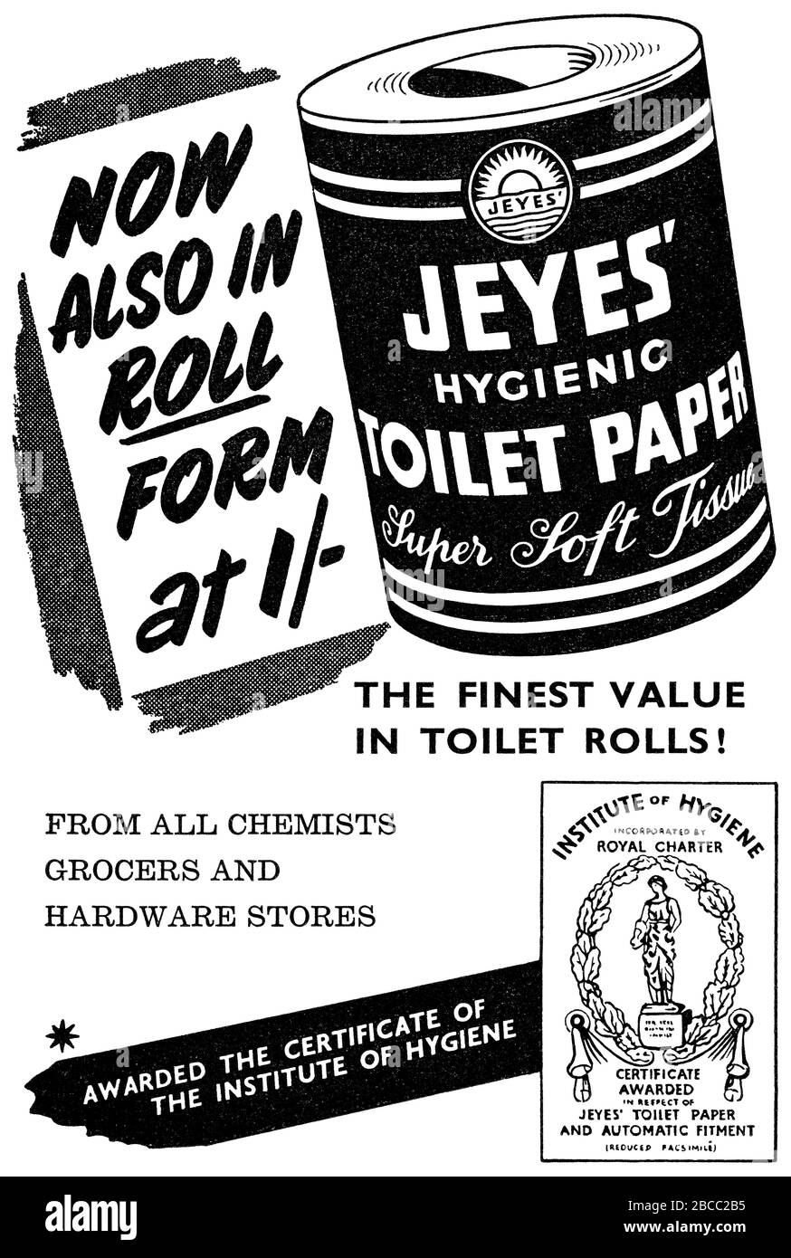 Toilet tissue 1950s hires stock photography and images Alamy