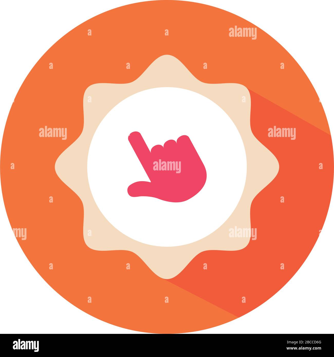 shopping online concept, over white background, seal stamp with hand ...