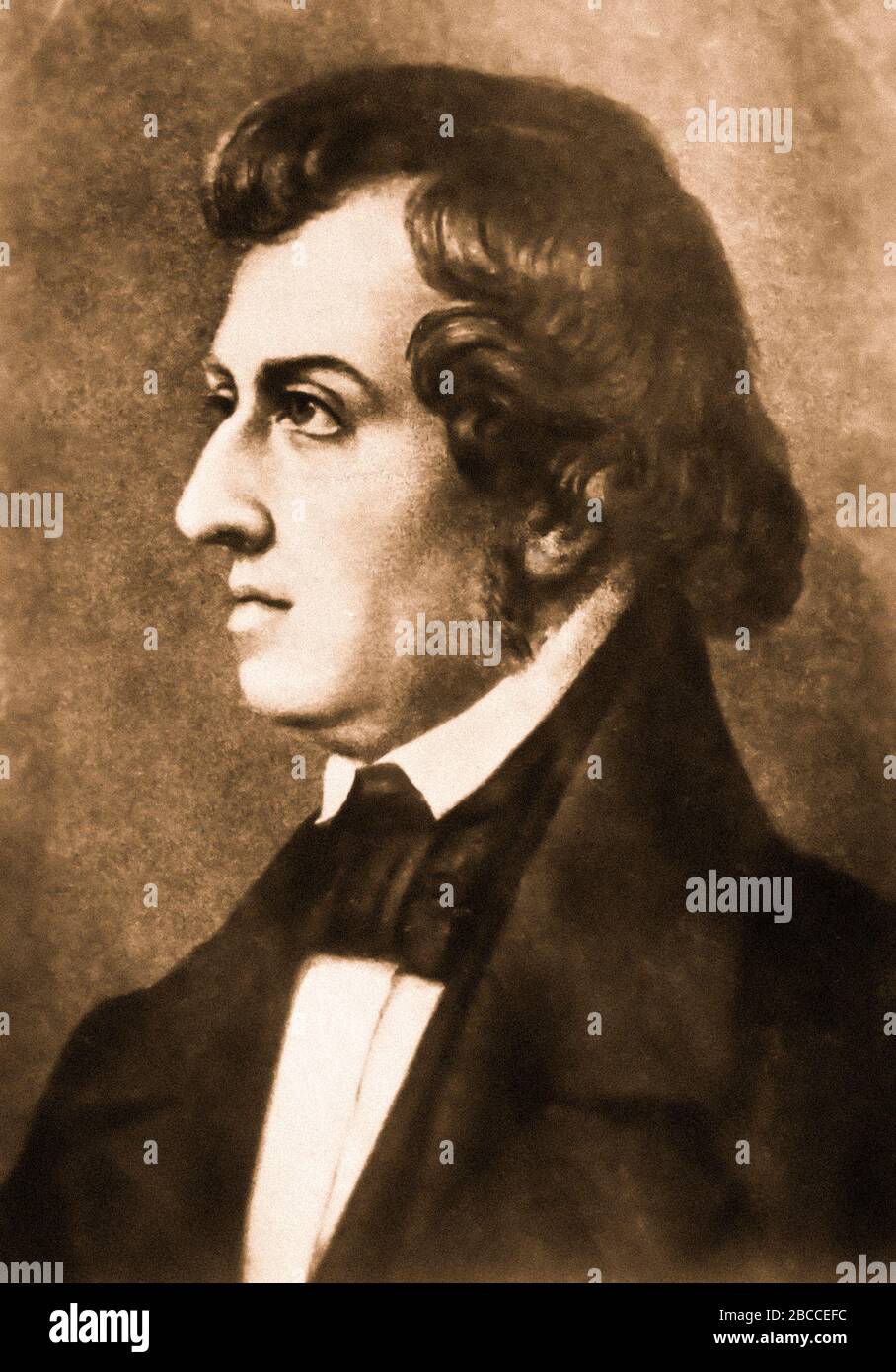 Frederic Chopin  - Portrait Stock Photo