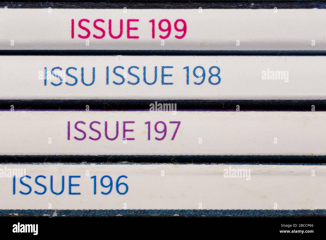 Issue Number Graphic Issue number hi-res stock photography and images - Alamy