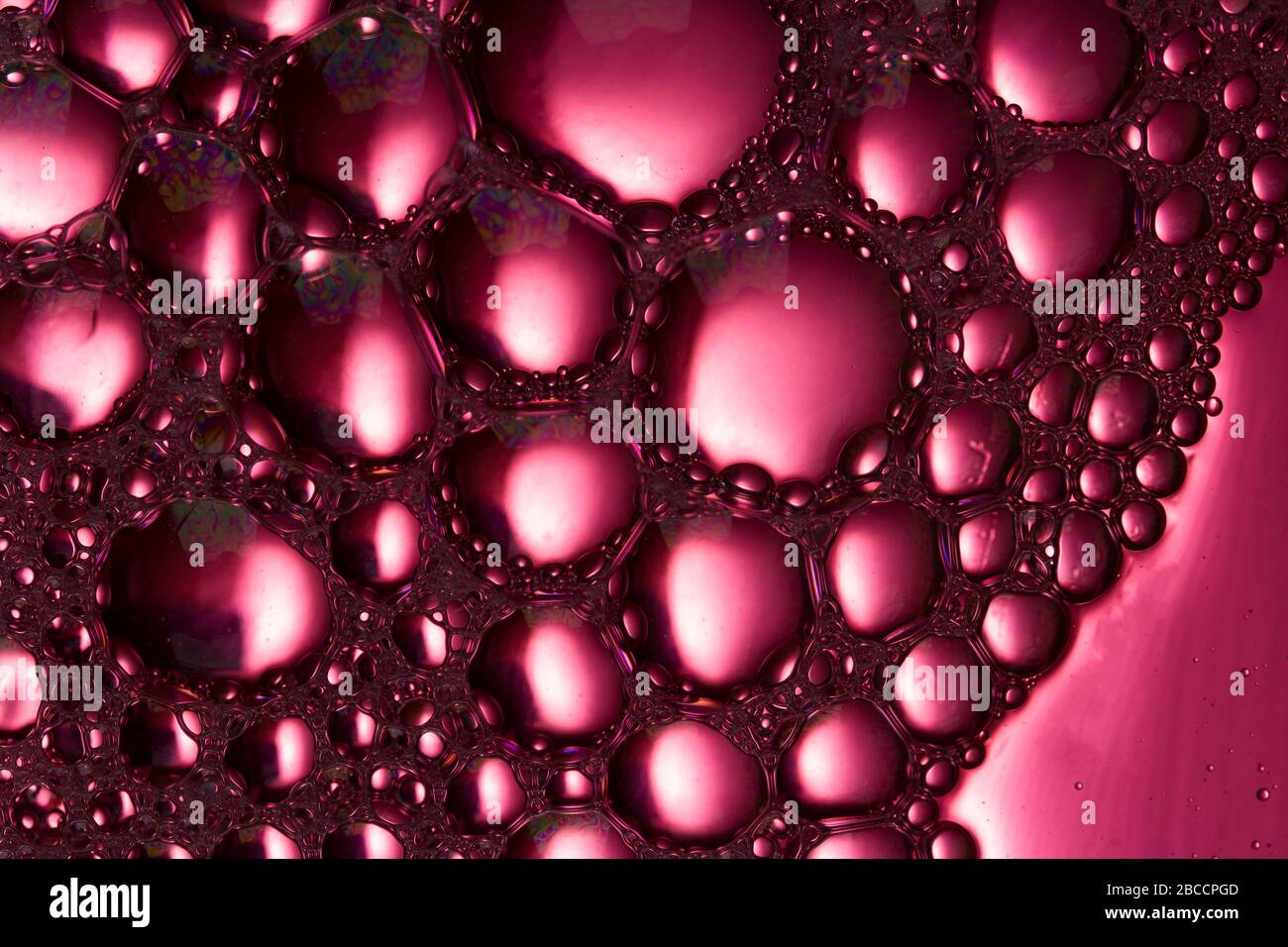 soap bubbles close up, macro, abstract colorful background Stock Photo ...