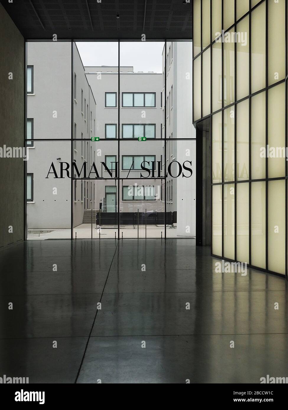 Armani Silos, forty years of Giorgio Armani fashion, Via Bergognone 40,  Milan, Lombardy, Italy, Europe Stock Photo - Alamy